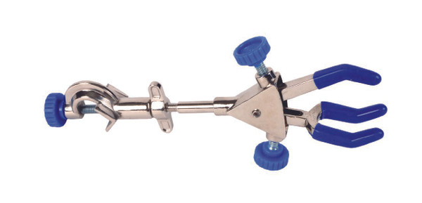 United Scientific® 3-Prong Extension Clamp, w/Boss Head, Pvc Coated