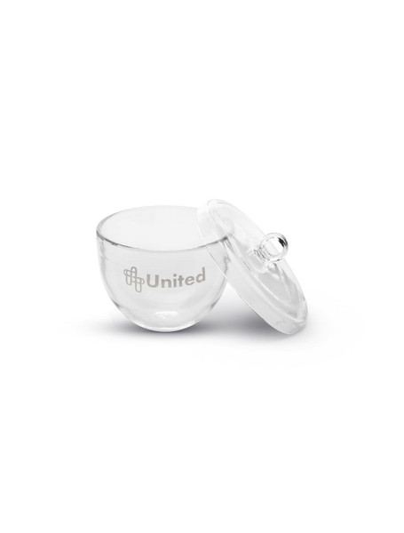 United Scientific® Crucibles, Glass, 30 mL (Lid Only)