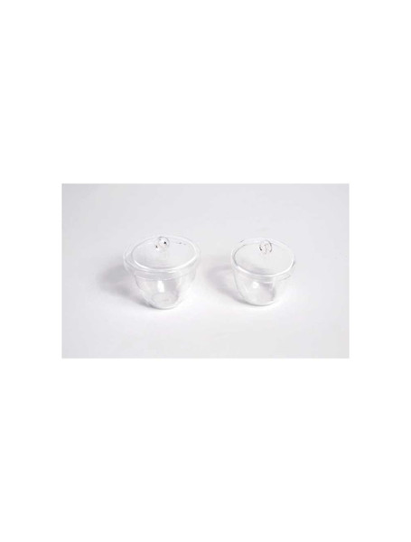 United Scientific® Crucibles, Glass, 50 mL (Lid Only)