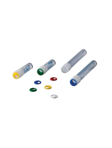 United Scientific® Cryo Coders For Skirted Base Vials, Red