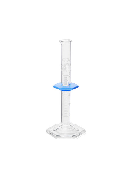 United Scientific®  Measuring Cylinder, Double Scale, To Deliver, Class A, Batch Certified, 500 mL