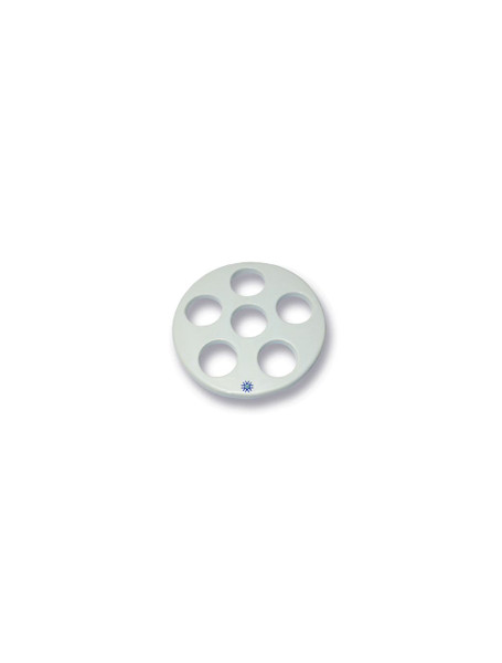 United Scientific® Porcelain Desiccator Plate, Large Holes, 230 mm Dia.