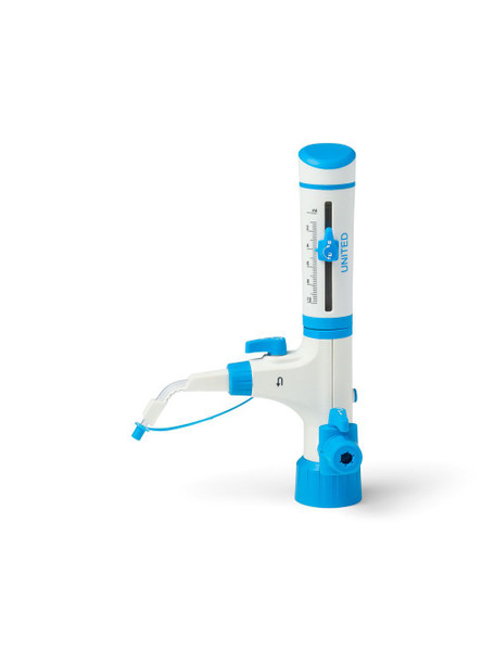 United Scientific® Bottle Top Dispenser, 5 - 60 mL, Sapphire