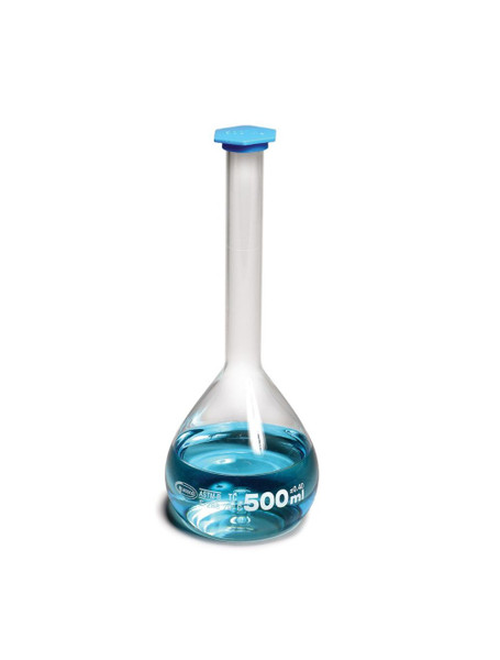 United Scientific® Volumetric Flask, Class B, Snap Cap, 100 mL