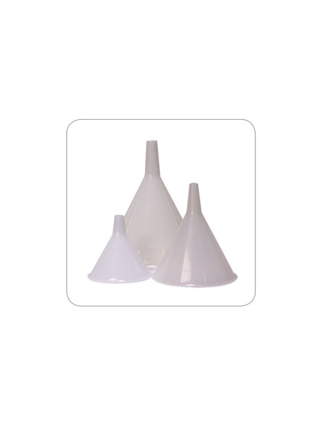United Scientific® Funnels, Short Stem, Plastic, 125 mm