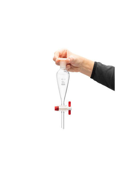United Scientific® Separatory Funnel, Glass, 125 mL