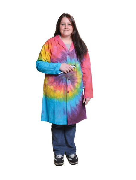 United Scientific® Tie-Dyed Laboratory Coat, Medium