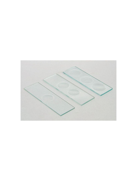 United Scientific® Concavity Slides, Glass, 1 Concavity, Pack/12