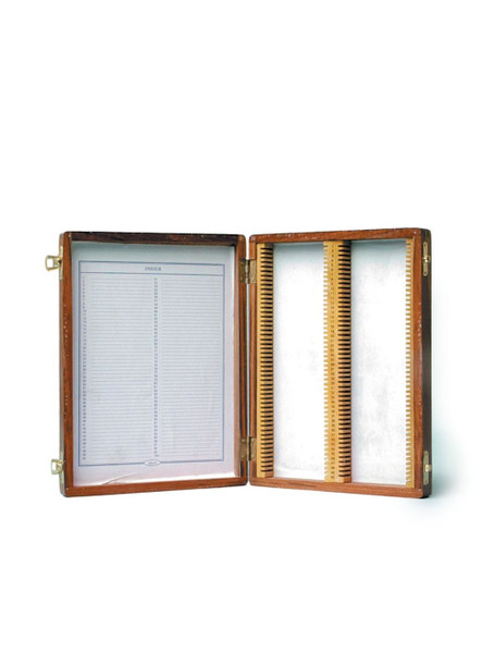 United Scientific® Slide Storage Box, Wooden, For 50 Slides