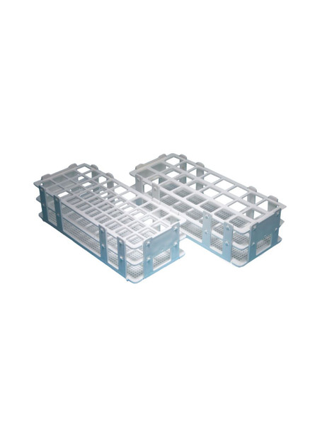 United Scientific® Plastic Test Tube Racks, Wet/Dry, For 16mm Tubes, 60 Places