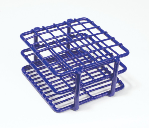 United Scientific® Test Tube Rack, Wire, Epoxy-Coated, 36 Place, 10-13mm Tubes