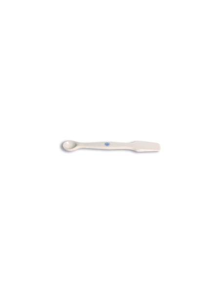 United Scientific® Spatula With Spoon, Porcelain, 165mm
