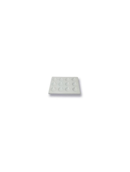 United Scientific® Spot Plate, Porcelain, 30 Wells