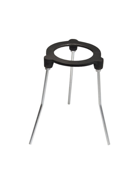 United Scientific® Tripod Stand, Cast Iron, 5" Ring, 8" Height