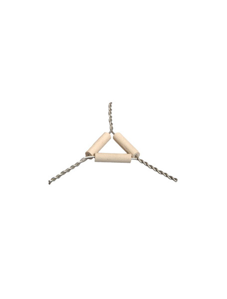 United Scientific® Clay Pipe Triangle, 2" Side Length
