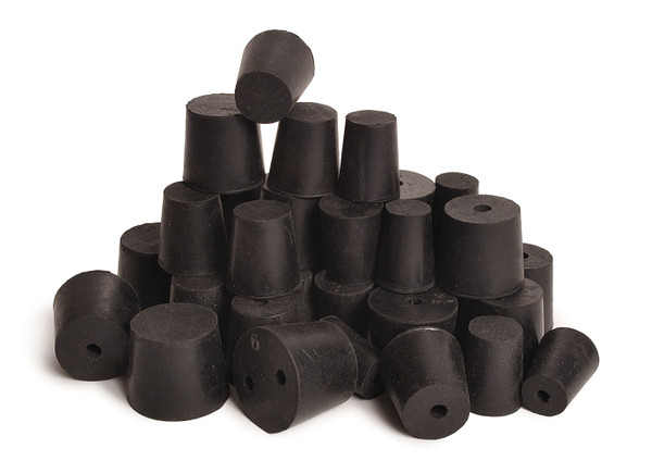United Scientific® Rubber Stoppers, 2-Hole, #1