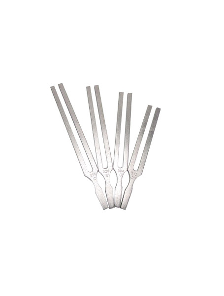 United Scientific® Tuning Fork Set Of 4, 256 Hz, 320 Hz, 384 Hz, 512 Hz