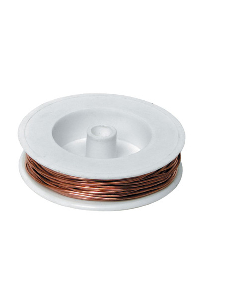 United Scientific® Soft Bare Copper Wire, 18-Gauge, 1-Pound Spool