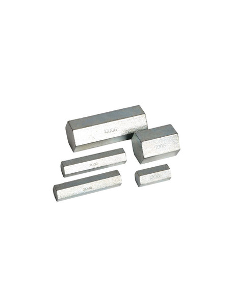 United Scientific® Hexagonal Mass Set Of 5, Plated