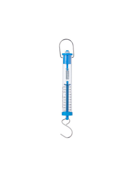 United Scientific® Spring Scale, Clear Plastic, 5000g / 50N,  Graduation 100g/1N Yellow