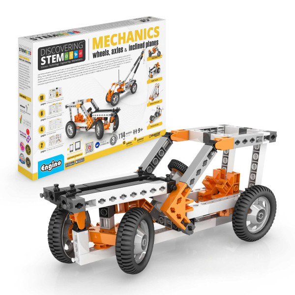 United Scientific® Engino® STEM Mechanics: Wheels, Axles, & Inclined Planes