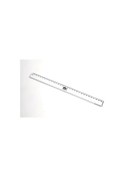 United Scientific® Clear Plastic Ruler, 12"