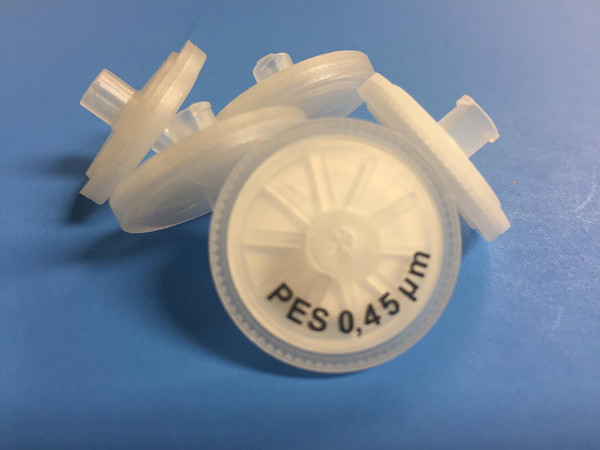 (PL)  Syringe Filter, Polyethersulfone, 25mm diameter, 0.45um, 100/pk