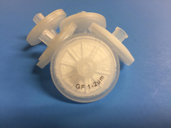 (PL)  Syringe Filter, Glass Fiber, 25mm diameter, 0.7um, 100/pk