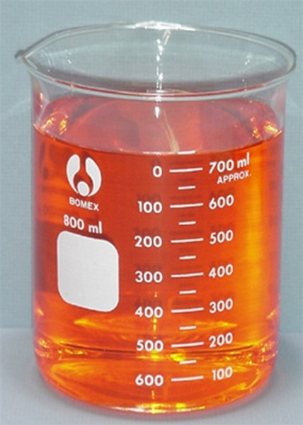 (LC)  800mL Glass Beakers, 36/cs