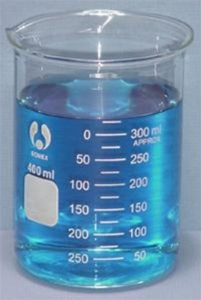 (LC)  400mL Glass Beakers, 12/pk