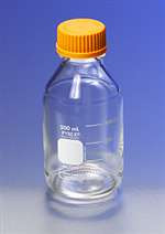 (1395-2L) Pyrex 2L Round Media Storage Bottles, with GL45 Screw Cap, 1/EA