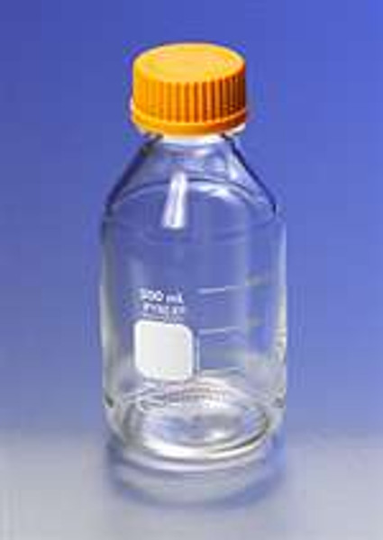(1395-1L) Pyrex 1L Round Media Storage Bottles, with GL45 Screw Cap, 10/cs