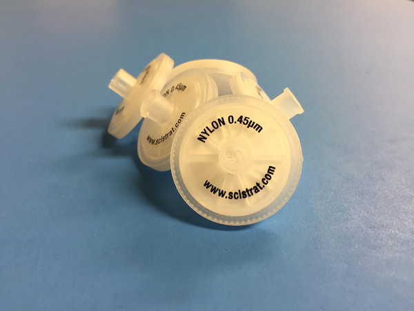 (PL)  Syringe Filter, Nylon, 30mm diameter, 0.45um, 100/pk
