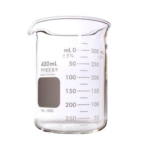 (CN)  Pyrex Griffin Low Form 4000mL Beaker, Graduated, 6/cs