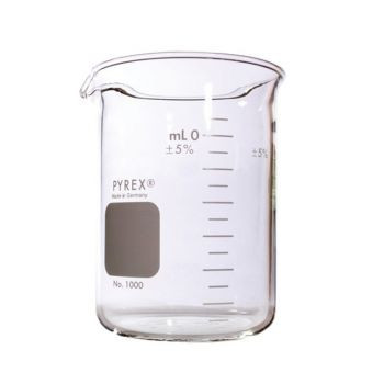 (1000-100) Pyrex Griffin Low Form 100mL Beaker, Graduated, 12/PK