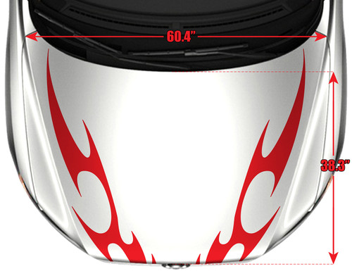 5133-H Hood Tribal Graphic Decal 