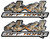 EX4x4-36 Camouflage 4x4 Graphic Decal