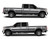 EXPUNISHCAMO-17 Silver Punisher Skull Camouflage Truck Bed Decals Shown on Truck