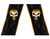 EXPUNISHCAMO-20 Gold Punisher Skull Camouflage Truck Bed Decals 