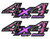 EX4x4-4 Camouflage 4x4 Graphic Decal Purple Pink