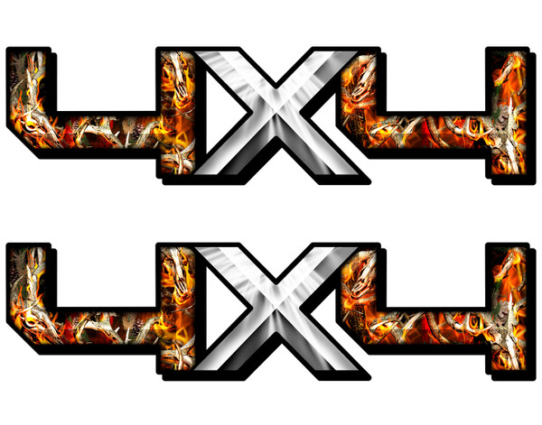 EX4x4-12 Camouflage 4x4 Graphic Decal