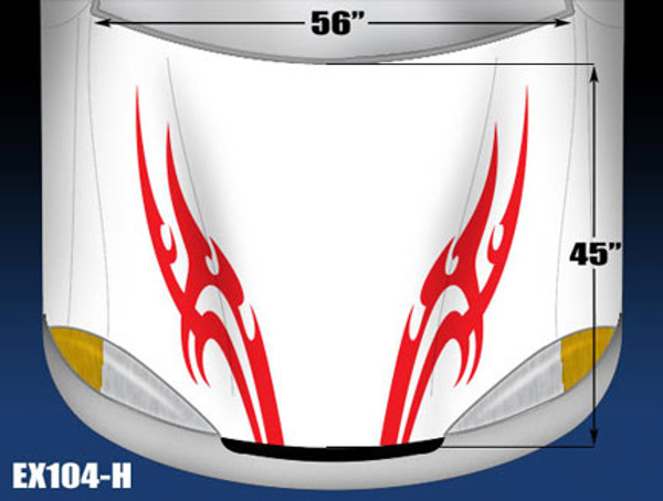 104-H Hood Decal