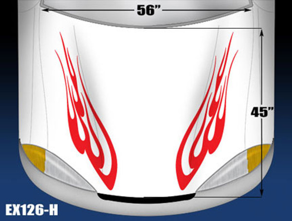 126-H Hood Decal