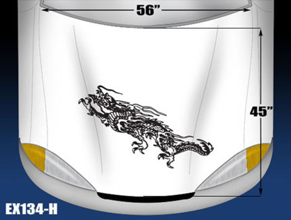 134-H Hood Decal