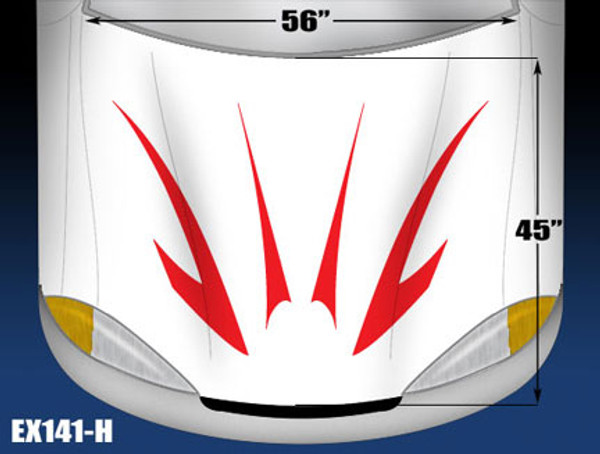 141-H Hood Decal