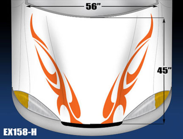 158-H Hood Decal