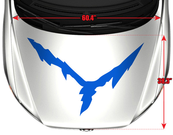 5103-H Hood Tear Graphic Decal