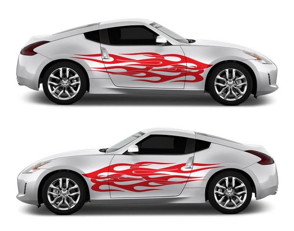 5150 Flame Graphic Decal