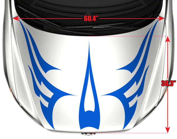 5156-H Hood Tribal Graphic Decal