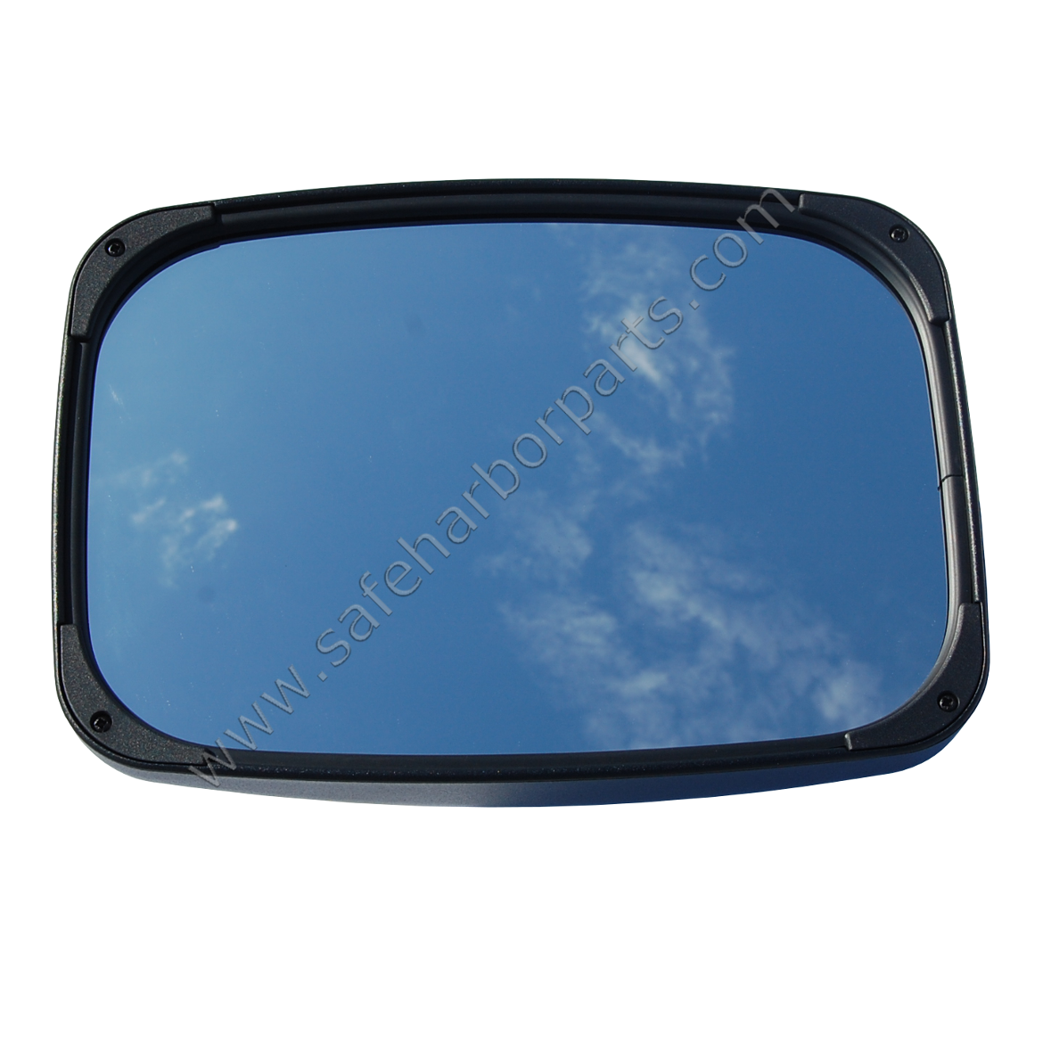 Mirror Measurements: 9 1/2" Length, 13" Width, Mount Dimensions 5/8" x 1 1/4"